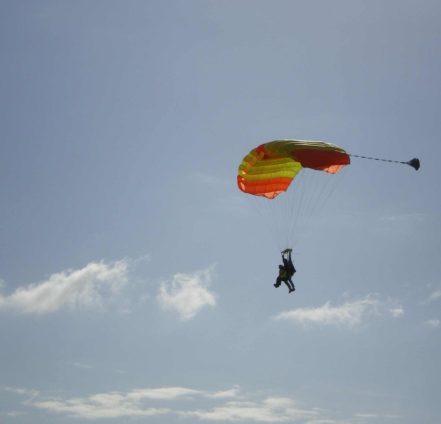Saut en parachute tendem